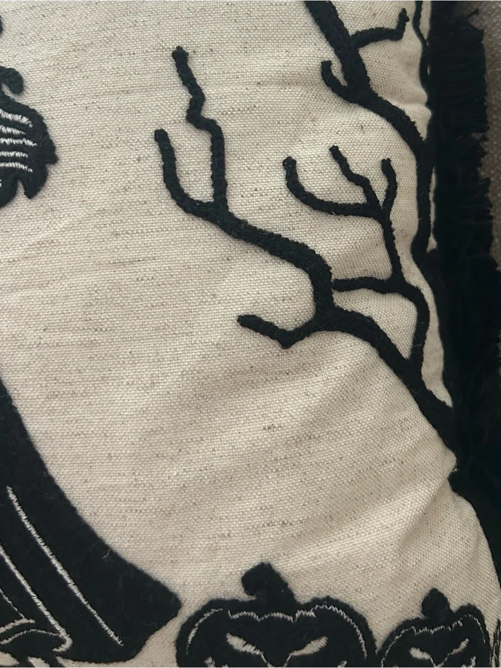 “New” Gilded Grim Ire Spooky Sisters Halloween Decorative Pillow
